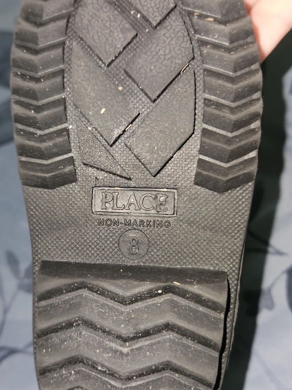 Children's Place Black Insulated Snow Boots Size 8